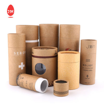 CMYK Deodorant Biodegradable Cylinder Tube Box Cardboard Lipstick Tubes