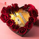 OEM Rose Boxes บรรจุภัณฑ์กล่องของขวัญรูปหัวใจงานแต่งงานวันวาเลนไทน์