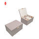 FSC Velvet Jewellery Organizer กล่องแสดงกล่องเครื่องประดับหนังสำหรับผู้หญิง