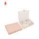 FSC Velvet Jewellery Organizer กล่องแสดงกล่องเครื่องประดับหนังสำหรับผู้หญิง